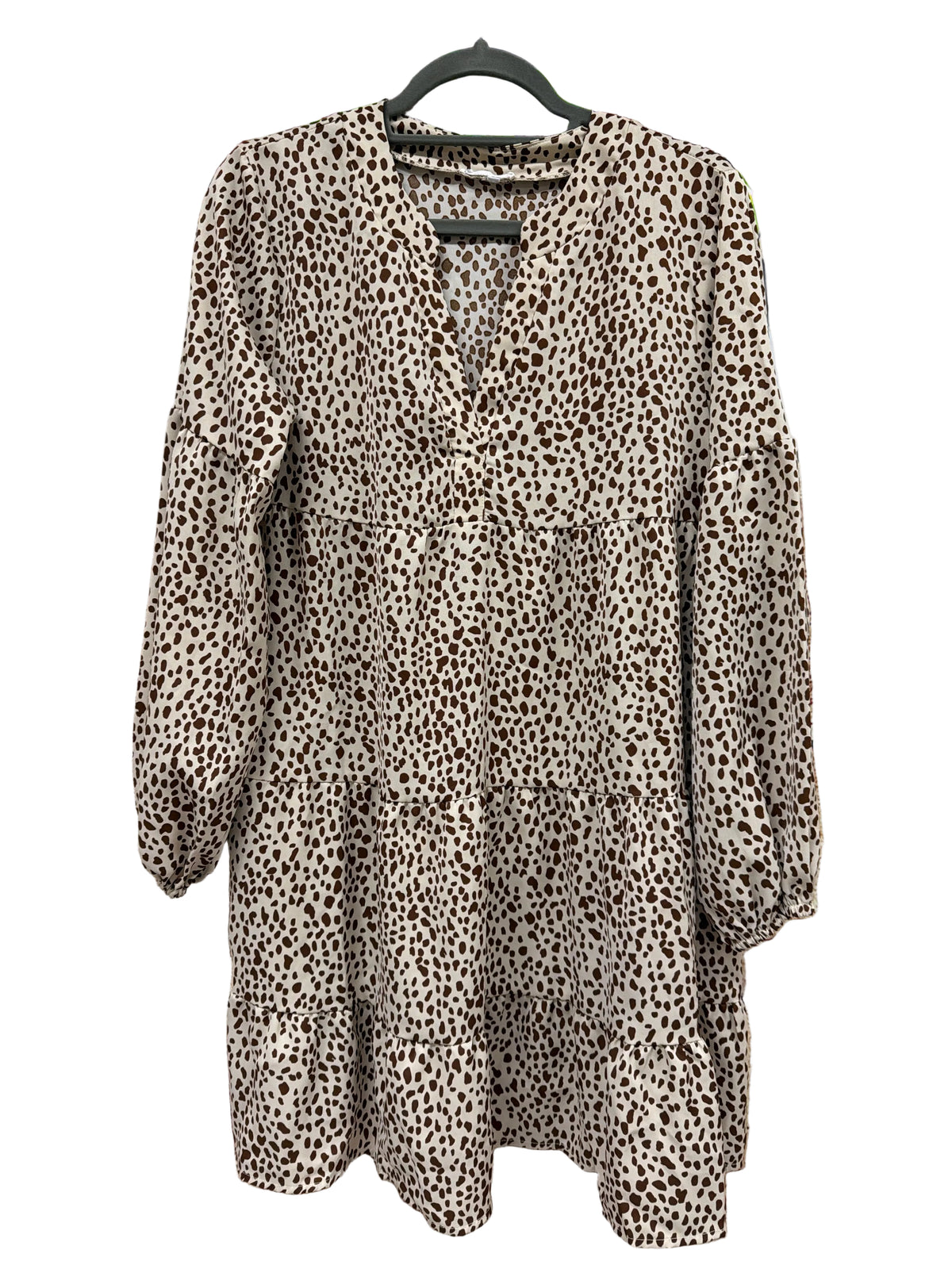 Animal Print Babydoll Dress