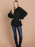 Casual Loungewear Cotton Poncho Hoodie